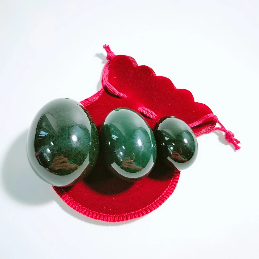  Оптовая продажа 100% натуральные яйца kegel yoni нефритовые nephrite из натурального