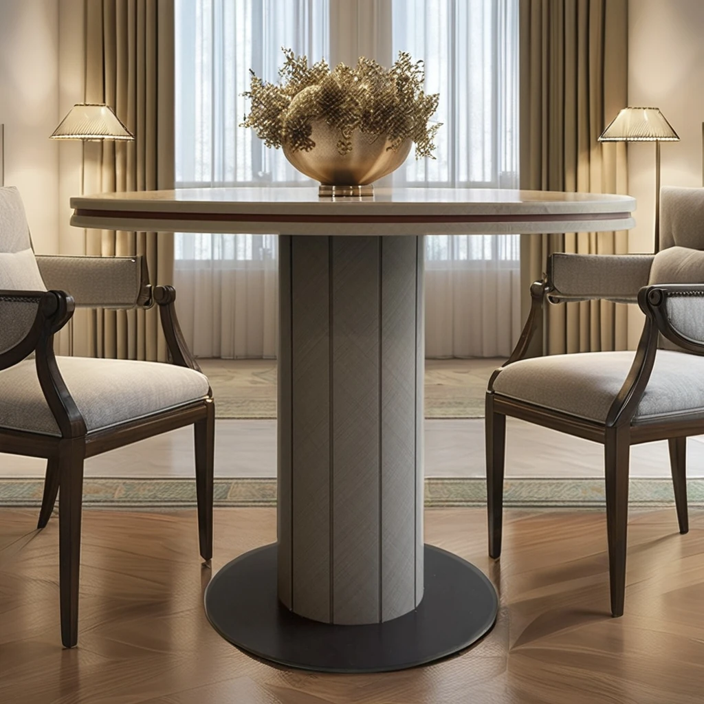 Custom-Made Modern MDF Wooden Table Multi-Functional Elegant Furniture for Hall Dining Hotels Villas Apartments