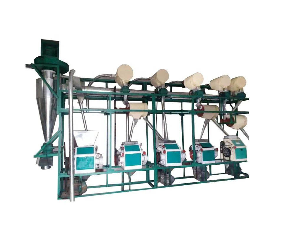 New Design Food Grade 5-15 Td  Maize  Grinding Milling Machine/Flour Processing Line