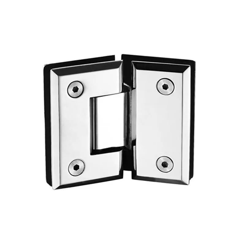 
Hot Sale Stainless Steel 304 Mirror Polish Glass To Wall Shower Door Hinge 