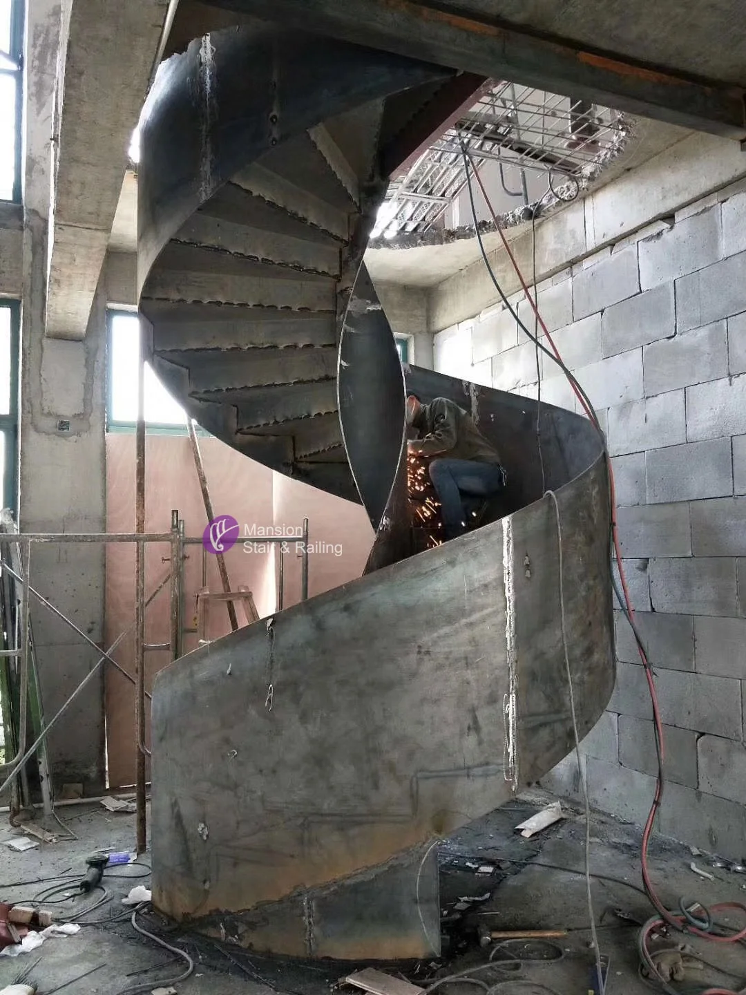 
Interior Building Circular Used Metal Stairs 