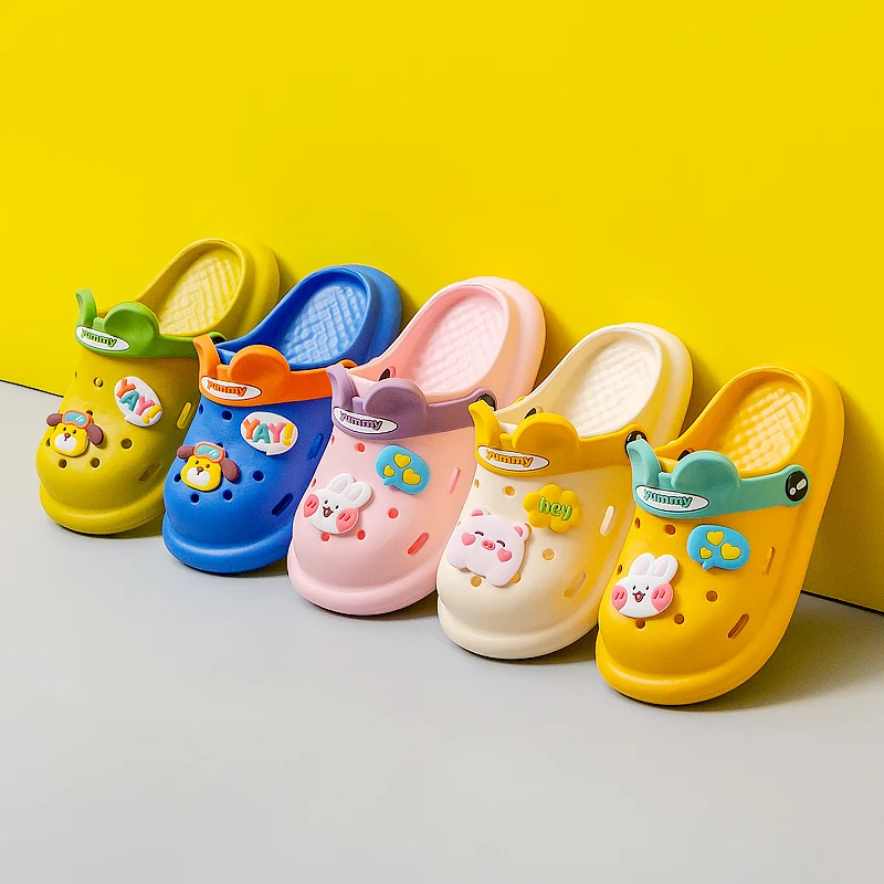 Cheerful Mario 2022 new style slides for kids girls footwear home comfortable high quality baby slippers wholesale fashion