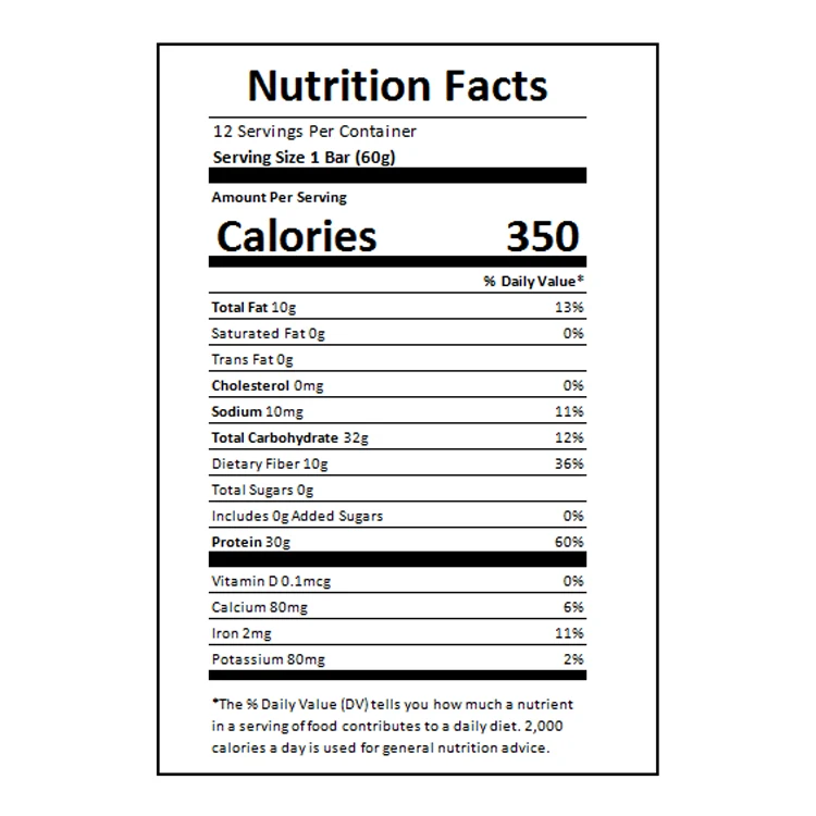 New Arrival Weight Loss Protein Bar Nutrition Dietary Fiber Supplement Slimming Meal Replacement Weight Loss Protein Bars