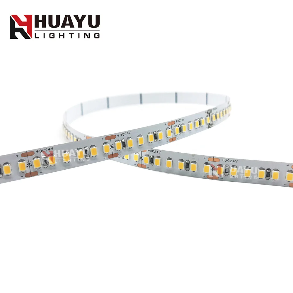 Shenzhen factory wholesale price natural white 4000K color 2835 180 diodes flexible LED Strip 12V/24V for indoor decoration