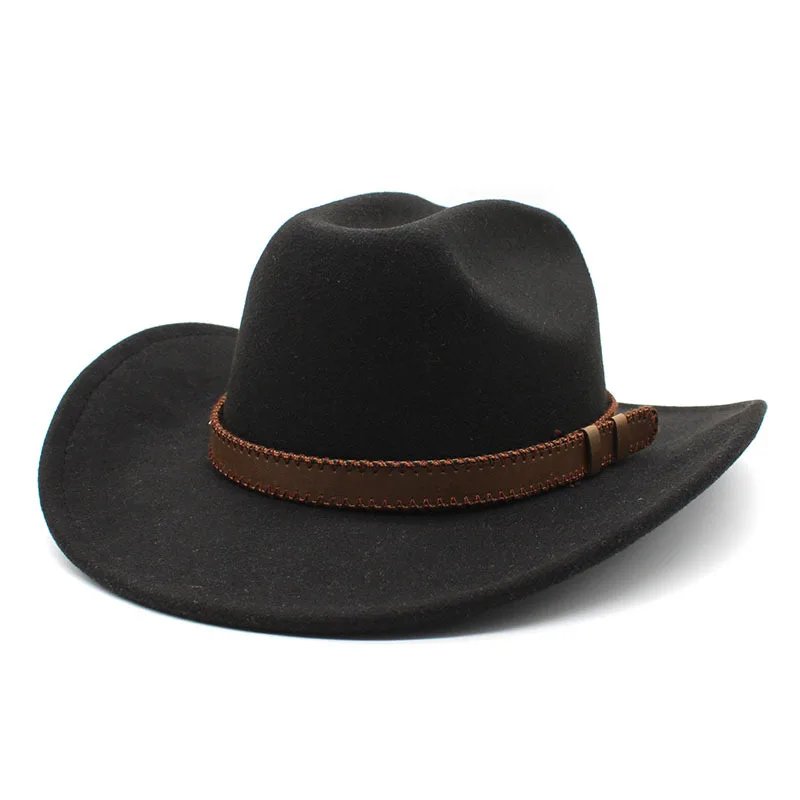 Fedora Hat For Women Men Unisex For Church Jazz Cap INS Classical Fashion Cowboys Wool Felt Holiday Hat