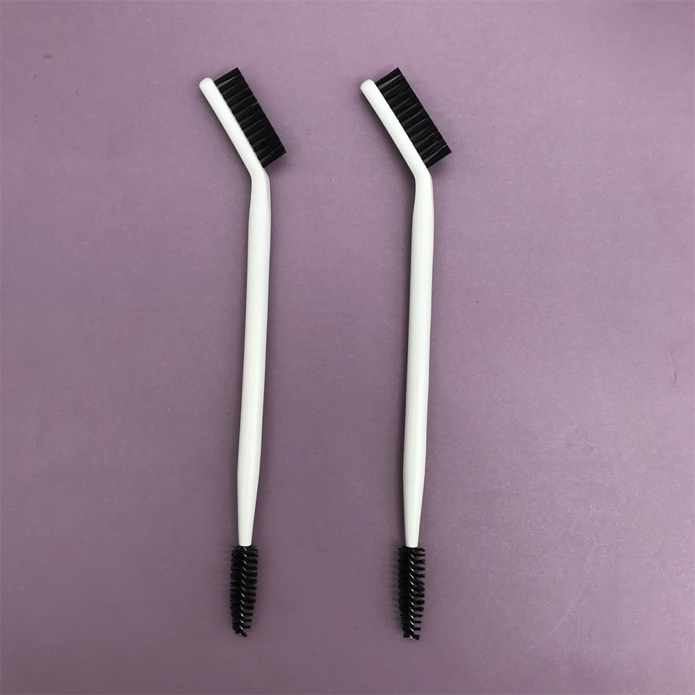 YRX W096 Custom Logo Mascara Eyelash Eyebrow  Wand Double End Eyebrow Eyelash Eye Brow Makeup Brush