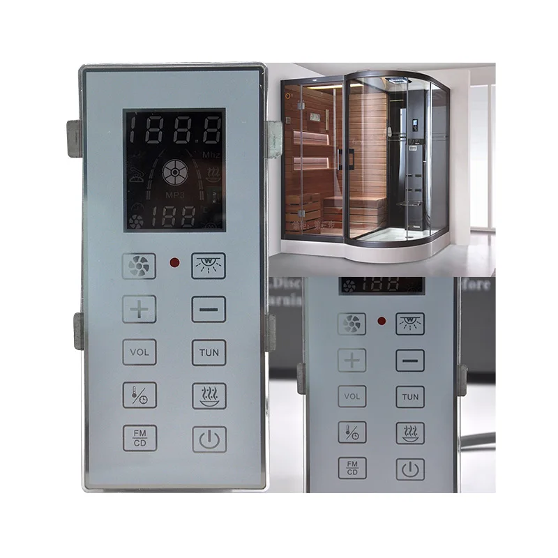 SOWO KL-903 Remote Control Speaker Overheat Protection Etl Ce Tuv Digital Control Panel Box Steam Shower Bath Generator