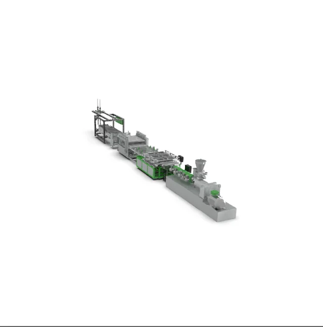 StarsPlas High Efficiency Plastic Extrusion Machine for PVC Floor Production System