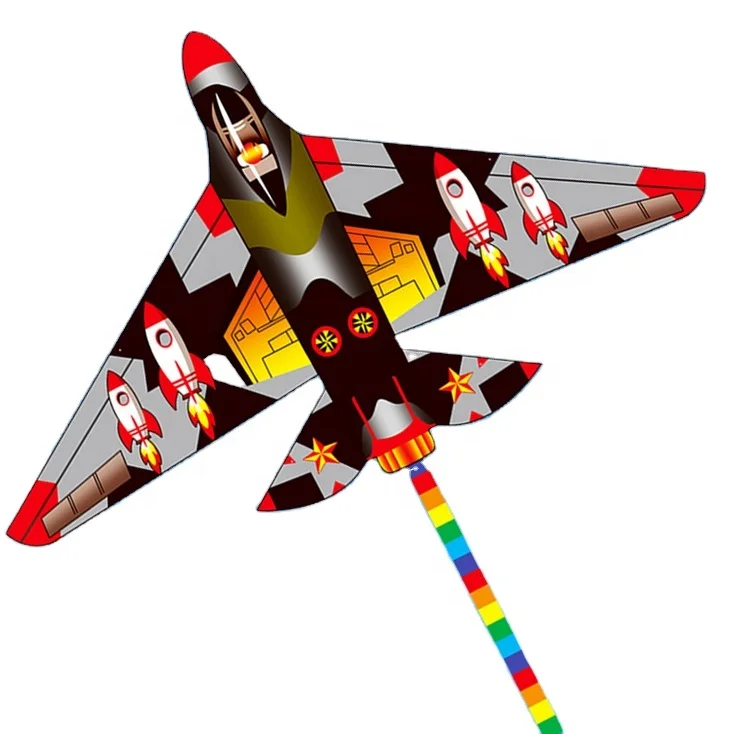 Chinese Factory Customize Plane Shape Kites Outdoor Kite For Kids Flying From Weifang