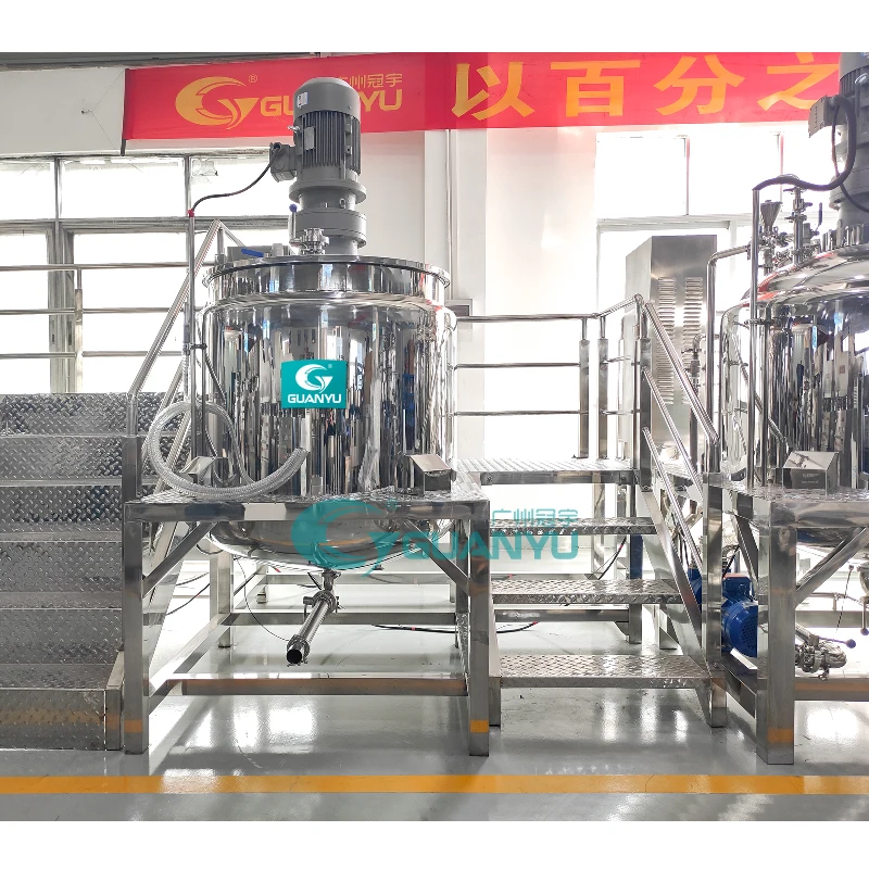 1t 2t Gmp 316 Stainless Steel Liqud Soap Mixer Tank Dishwashing Detergent Shower Gel  Making Machine