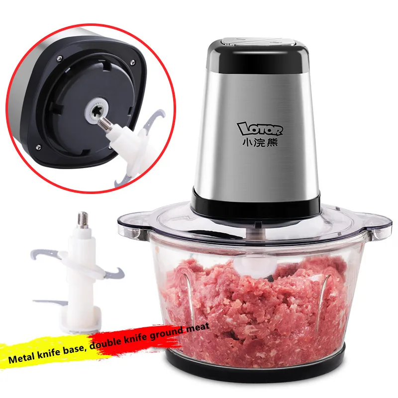 Высококачественная Мясорубка из нержавеющей стали для овощей кухонный комбайн машинка для приготовления мяса Электрический измельчитель мясорубка