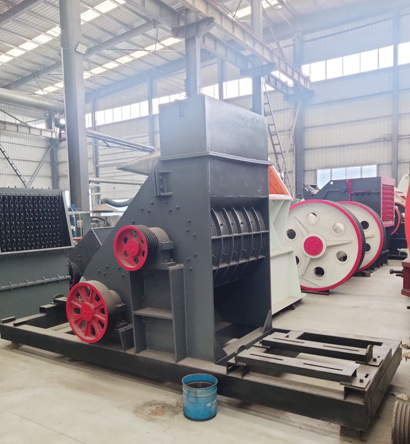 Low Price Hot Sale High Quality Small Double Rotor Hammer Crusher Double Impact Hammer Crusher