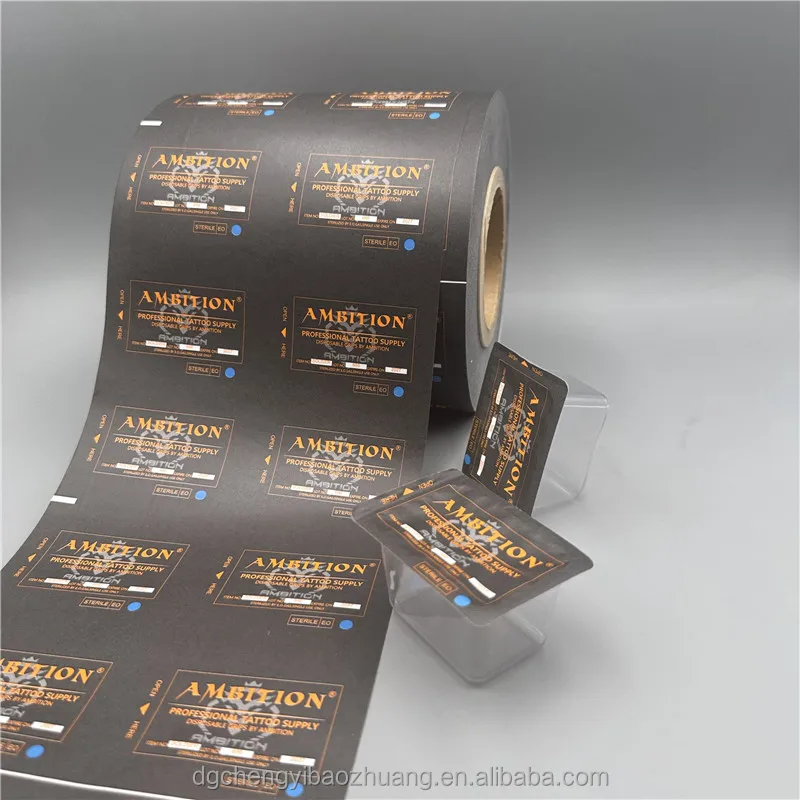 Free Plastic Paper Sealing Cup Film Roll Tea Cup Sealer Film For PP PET Paper Cup Heat Easy Peel Seal Sealing Film