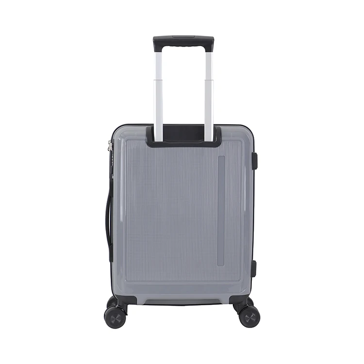 Low MOQ Strong PP Material  Business Trolley case for Man  Hard Shell Safety Carry on Suitcase