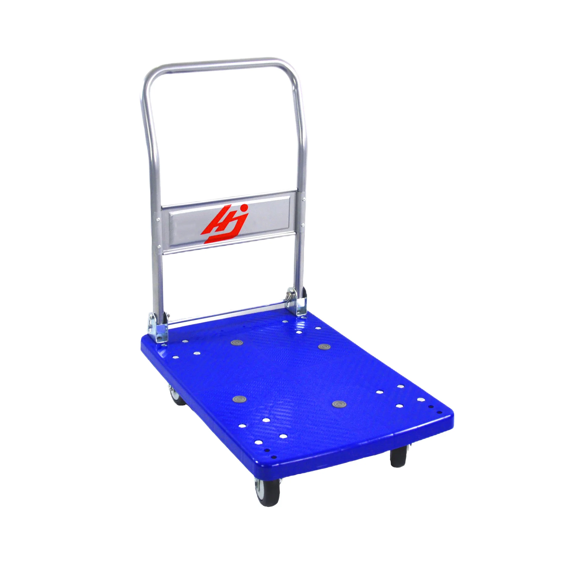 Source factory Hot products 150kg Foldable blue hand truck/ hand trolley/ hand cart luggage