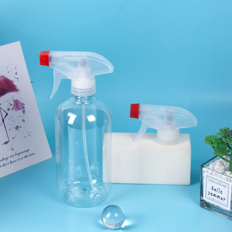 good quality plant trigger sprayer for pump bottle pet plastic bottle 500ml trigger duty luxury room spray bottle with packaging