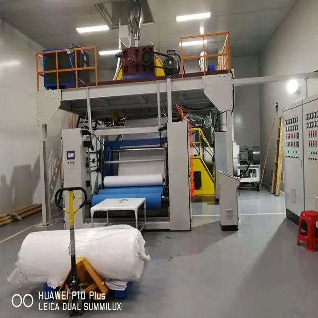 1600mm spunbond meltblown nowoven fabric making machine for face mask