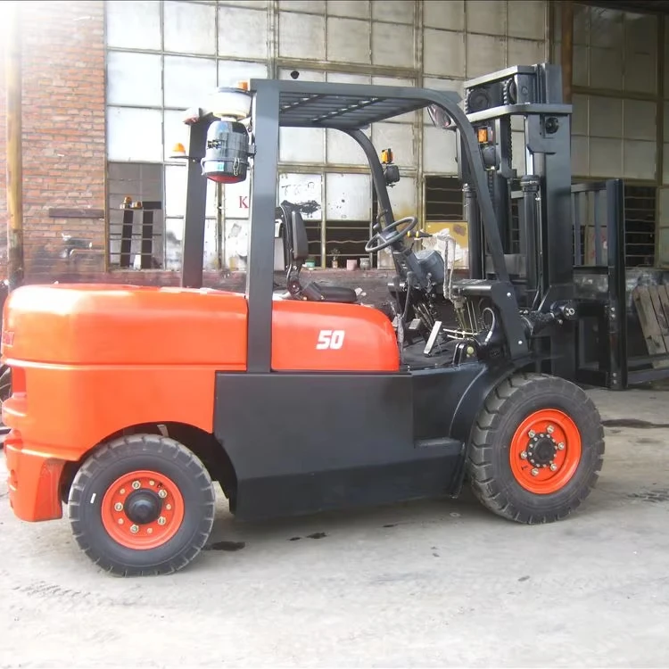 5 Ton Heavy Duty diesel forklift CPC50 with load center 600mm