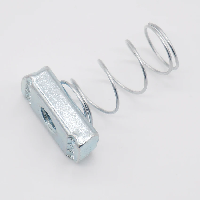 Простая Нержавеющая Сталь M6, длинная шлицевая пружинная гайка для тяжелой промышленности, автомобильной промышленности