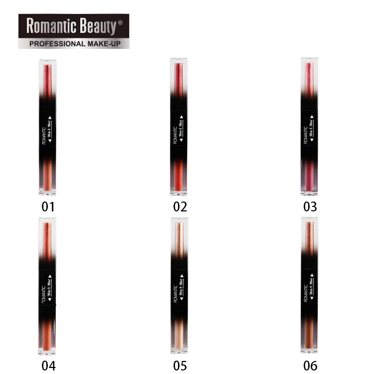 3 In 1 Pen for Eye Shadow EyeLiner Lipgloss Liquid Glitter Matte Metal Waterproof Lasting Lip Eye Cosmetic Makeup