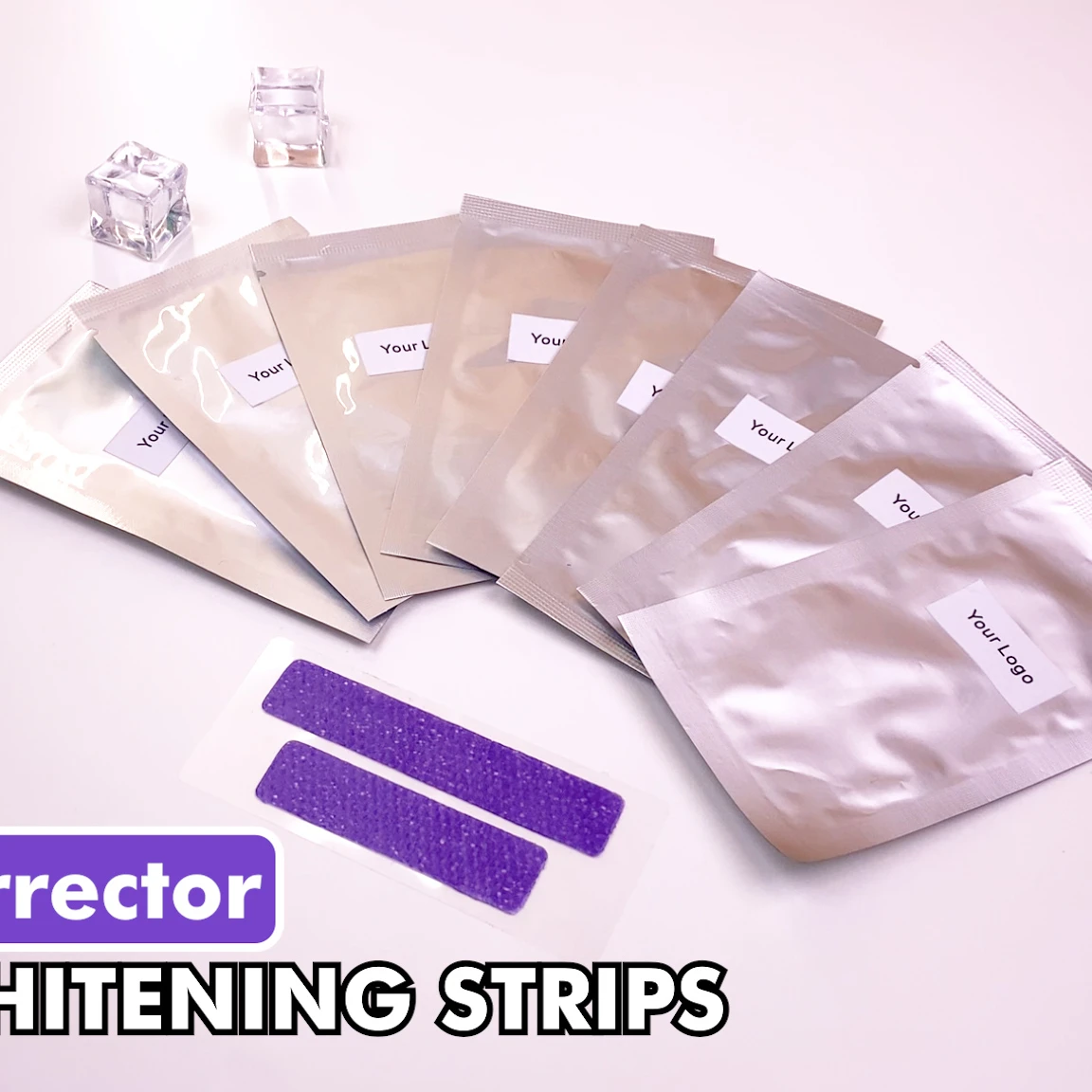 Oem Odm Supplier Natural Strong Sticky Non Sensitive Effective White Teeth Whitening Strips For Teeth 14 Pairs 28pcs