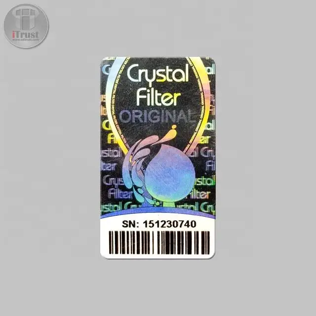 Custom Anti Theft Magnetic Tamper Proof Security Warranty Void Labels Hologram Security Code Sticker Sheet Label