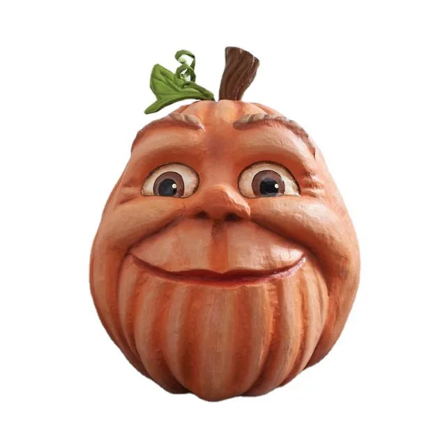 Halloween pumpkin Outdoor decorations Party yard yard decoration pumpkin head Display yard atmosphere crafts