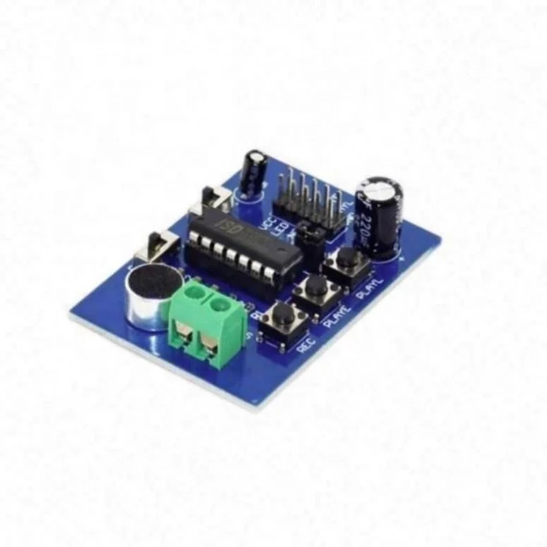 10S Recording Playback Module PCB Board Voice Module Onboard Microphone ISD1820