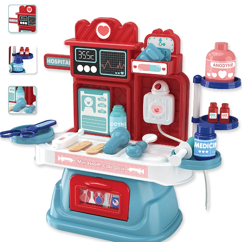 Suitcase Doctor Toys Pretend Play  Briefcase Playing Doctor Toy Set    Medicine Box  Toys