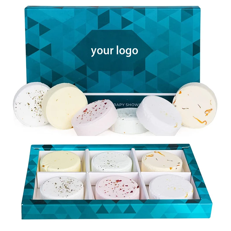 OEM Wholesale Private Label Custom Packaging Organic Essential Oil Natural Aromatherapy Shower Steamers