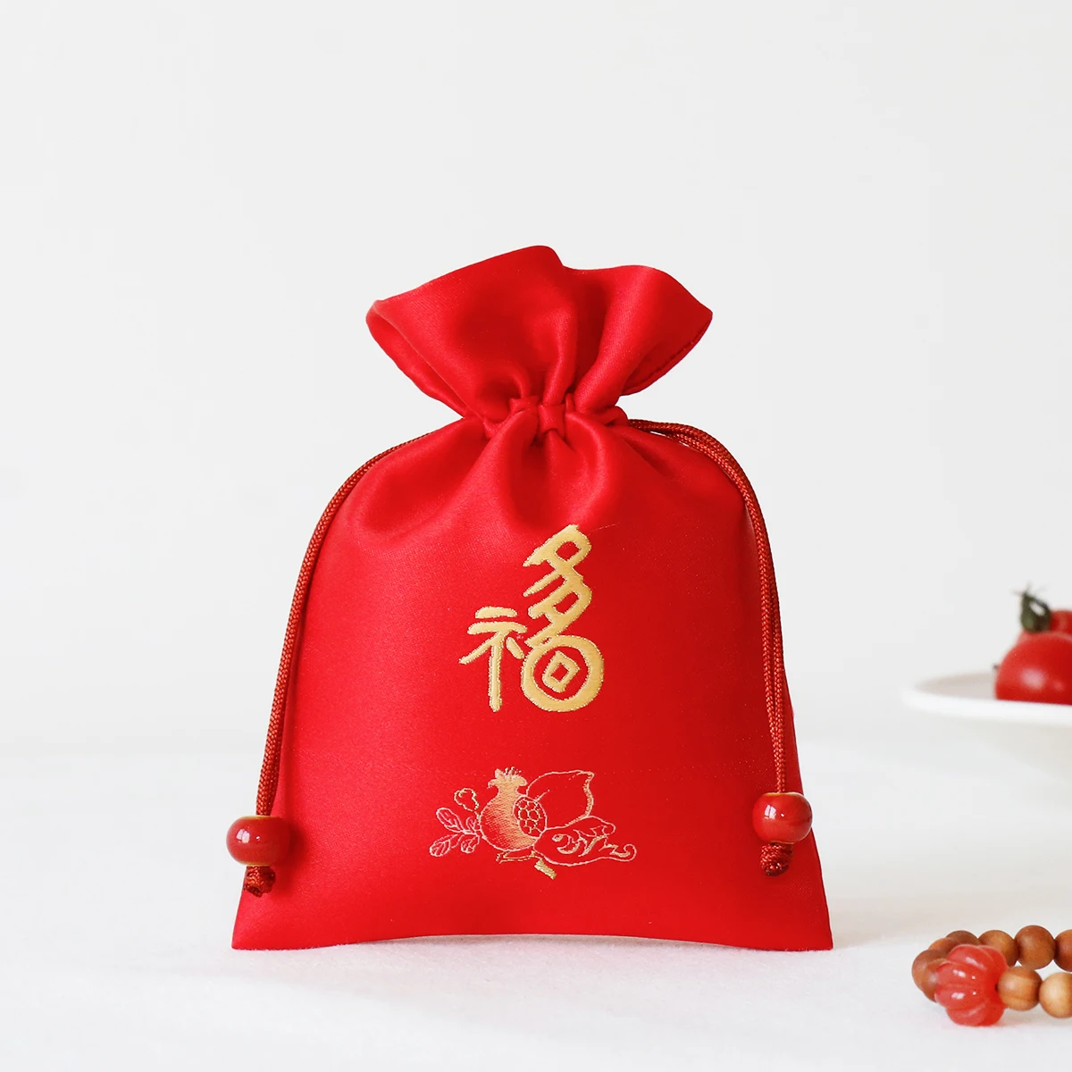 Высококачественные Роскошные ювелирные изделия на шнурке подарочные мешочки с большим китайским узлом шелковая парча замшевой подкладкой сумки для хранения