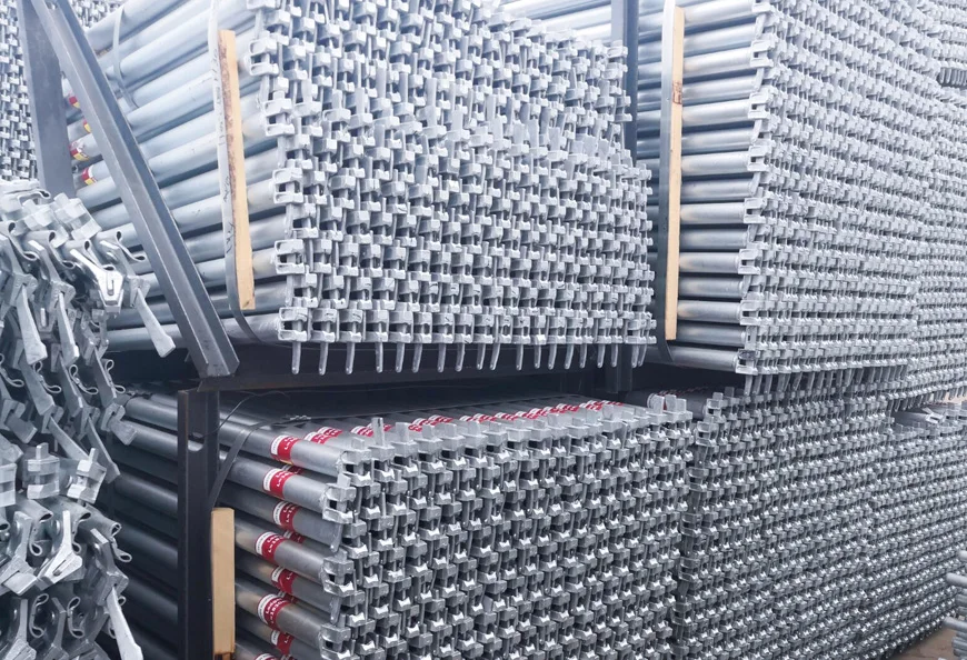 TECON Complete Metal Ring Lock Scaffolding Hot Dip Galvanized All Round Ringlock Scaffold For Sale