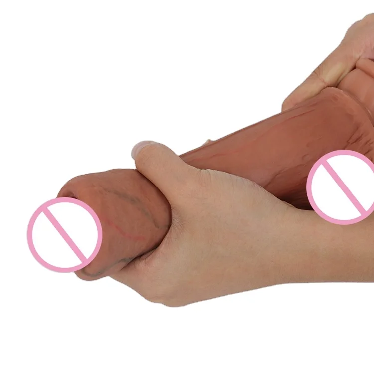 Realistic sex toy good quality adult product medical silicone huge dildos for women