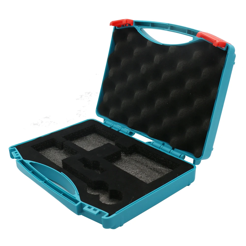 Portable Hard protective transport handle plastic mini plastic carrying tool case with custom foam
