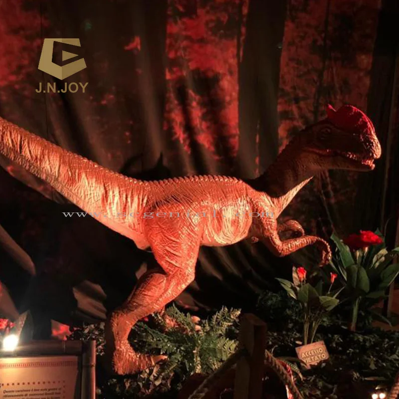 JNZM24  Walking Outdoor Animatronic Dinosaur Statue Life-Size Dinosaur with Movements