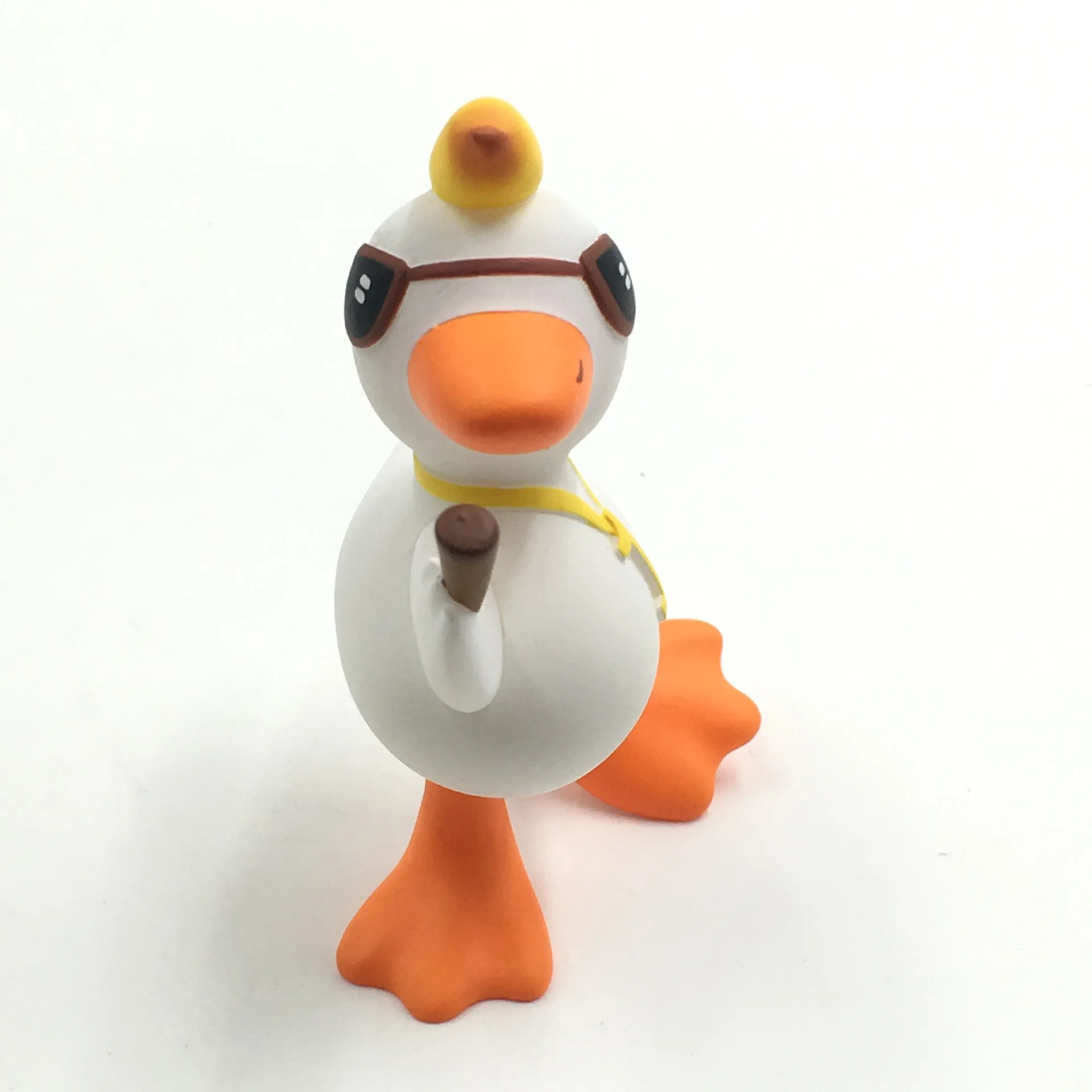 Custom Whole sales promotional gifts Collectible Vinyl Resin Duck Figures OEM Soft PVC Toys