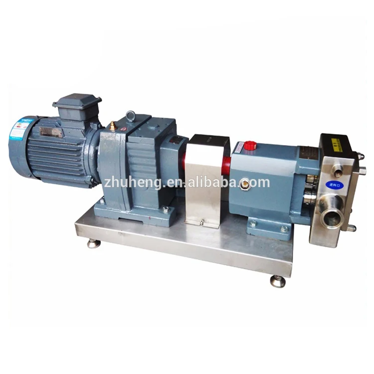 Manufacturer Wholesale Stainless Steel Tri Lobe Rotary Lobe Pump Electric Powered Transfer of Chemical Liquids