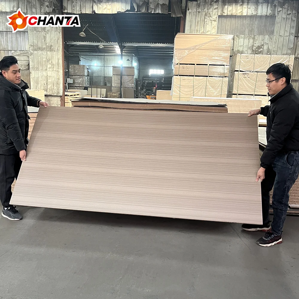 White Melamine Laminated Fibreboard MDF Board for Various Uses melamine chipboard