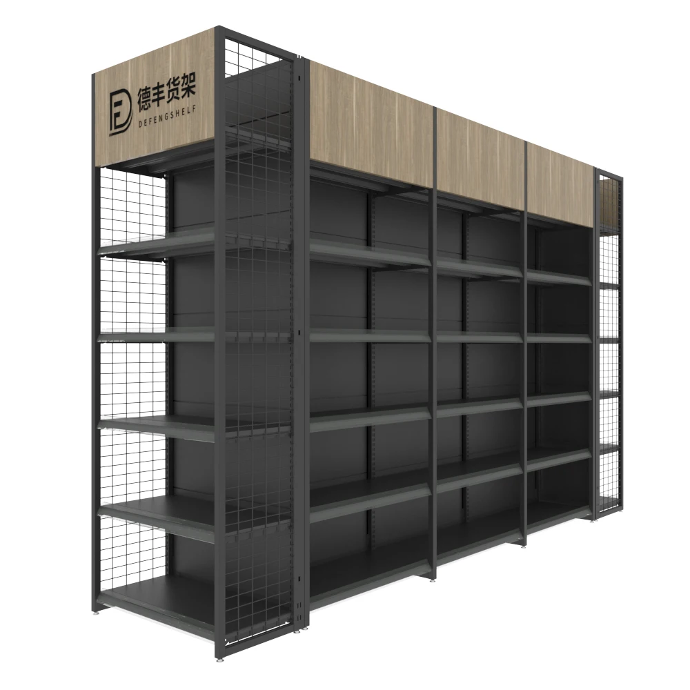 customized gandola shelves supermarkets shelving  rack heavy duty