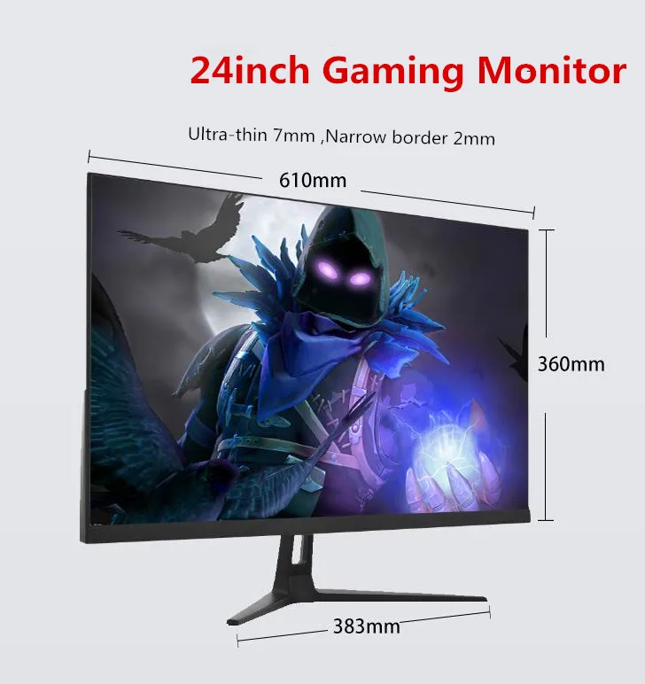 2022 Newest19 inch small LED TV 1440*900 60HZ screen  monitor  with 350cd/m2 brightness monitor