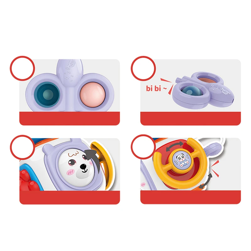 Konig Kids 8 In 1 Baby Busy Ball School Toys Felt Busy Board Intelligence Toys Games Baby Toys