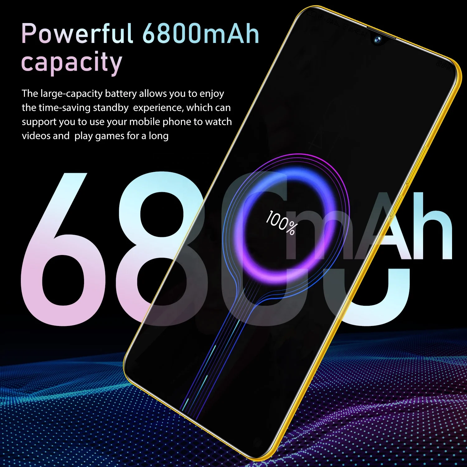 M3 PRO Big Screen 6.5 inch telephone water drop 4G 5G Smart Android cellphone phones