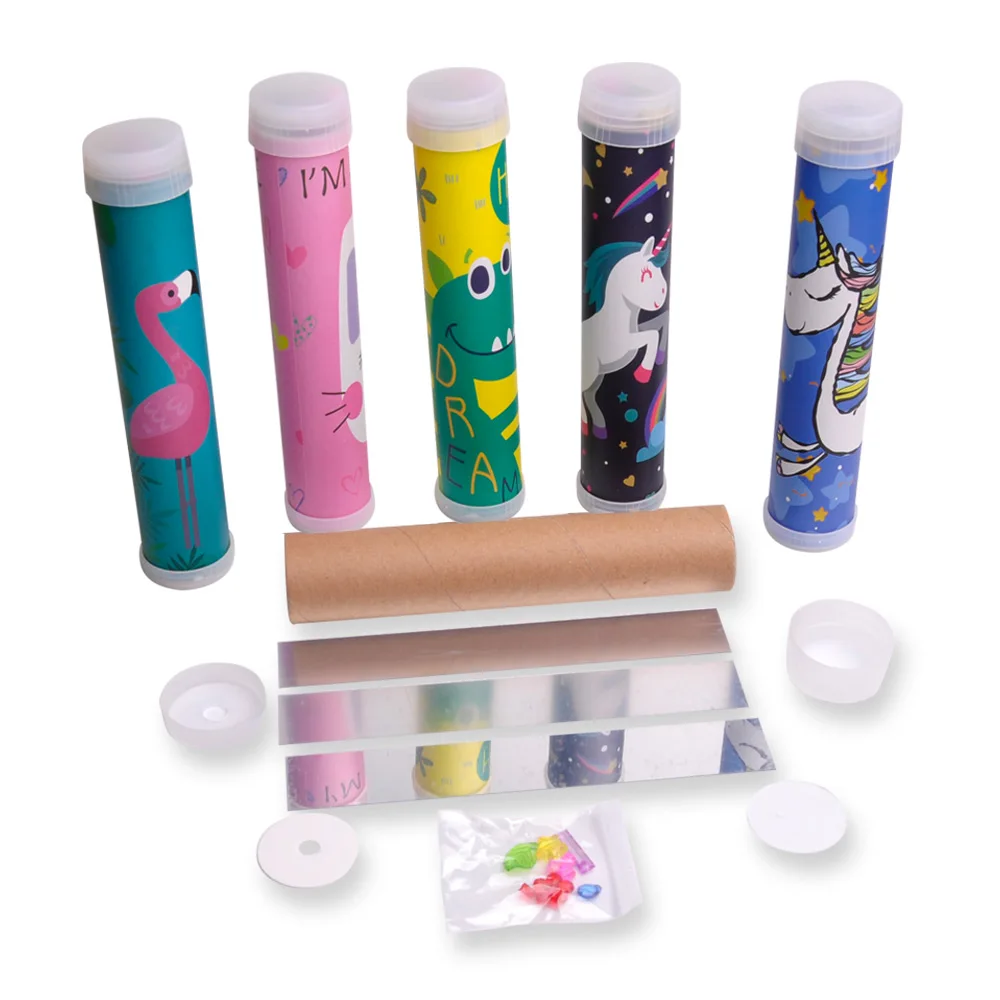 DIY Kaleidoscope Educational Children Toy Lens