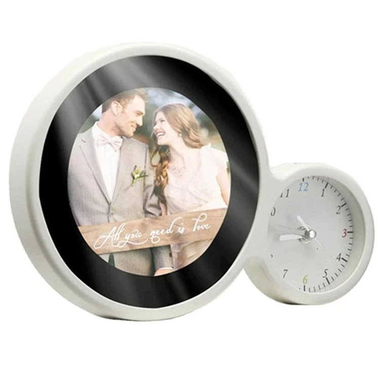 
OEM Fashion Design Alarm Digital Clock With Photo Frame 