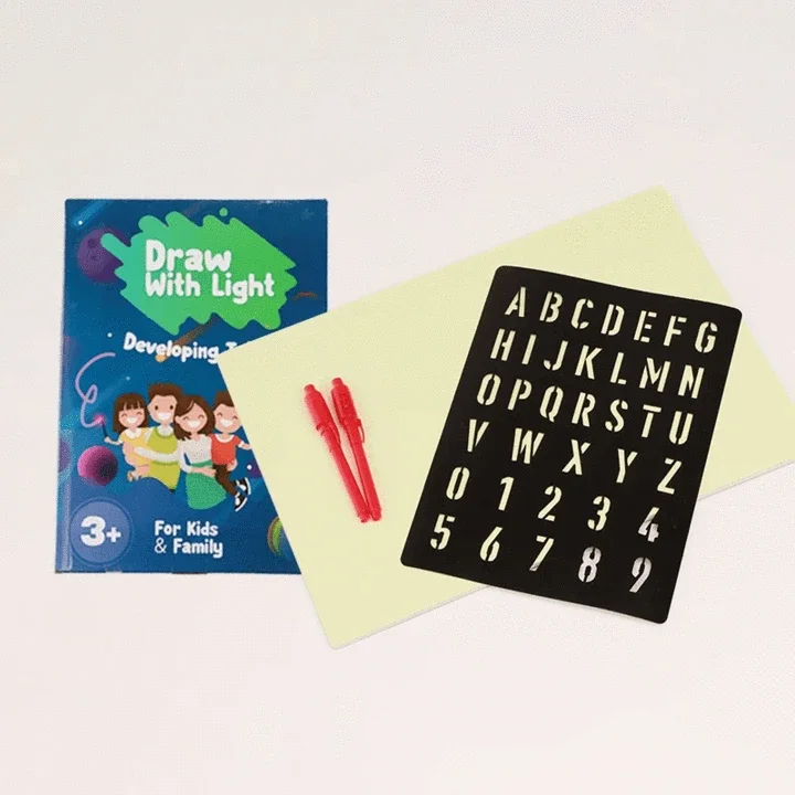 Educational Toy Kid LCD Drawing Pad with LED Pen A3 A4 A5 Creavitive Epoptic Drawing Board