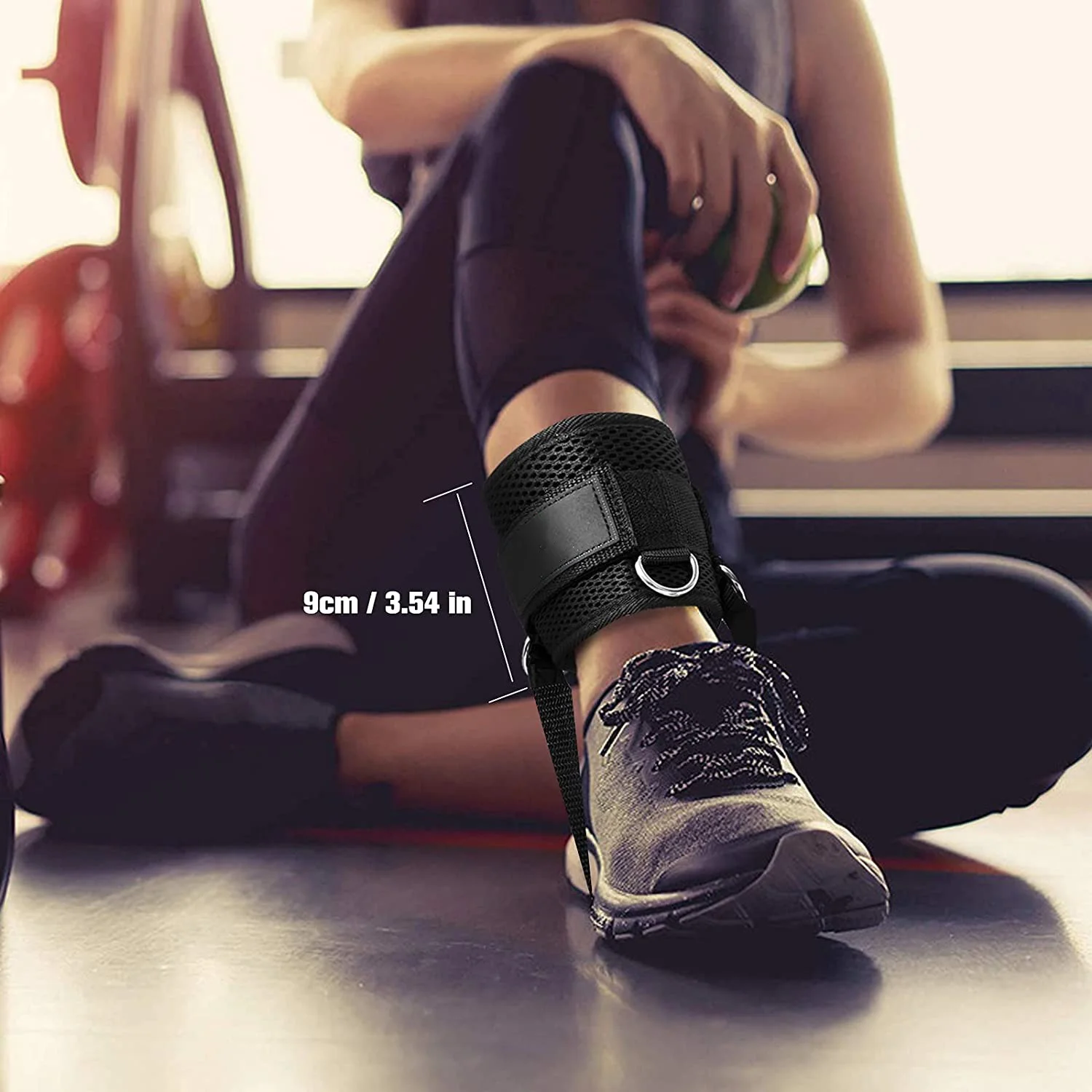 Новый стиль для спортзала с пряжкой на лодыжке Регулируемый Вес