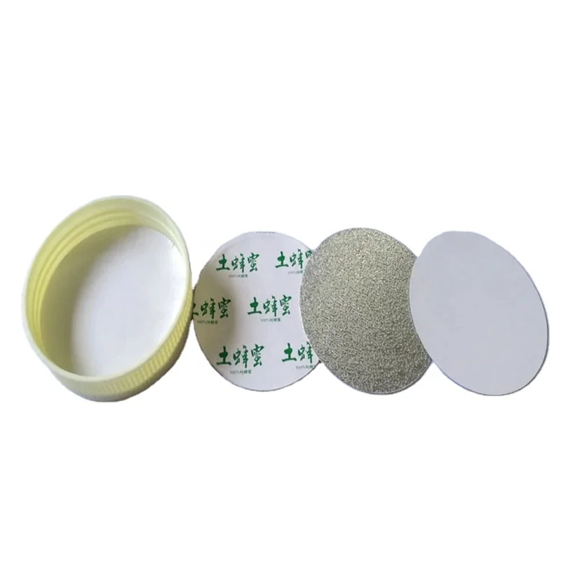 Self Adhesive Pressure Sensitive Seal Liner  cap Seals Lids Gasket Jars Plastic Seals