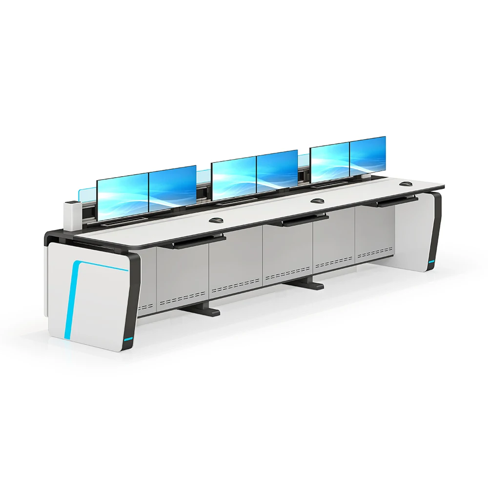 Smart Design Emergency Security Control Room Equipment Special Office Furniture Cctv Control Dispatching Station Consoles