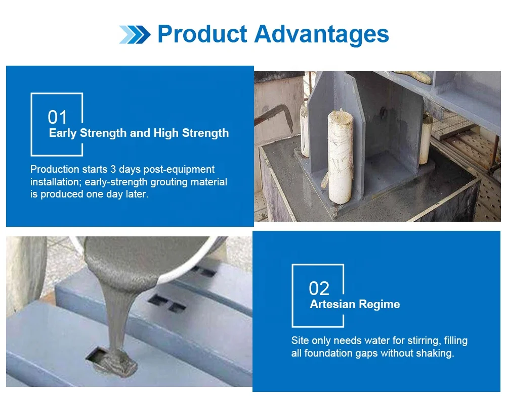 Super Flow Cementitious Grout Non-shrink Grout Reinforcement And Grouting Material