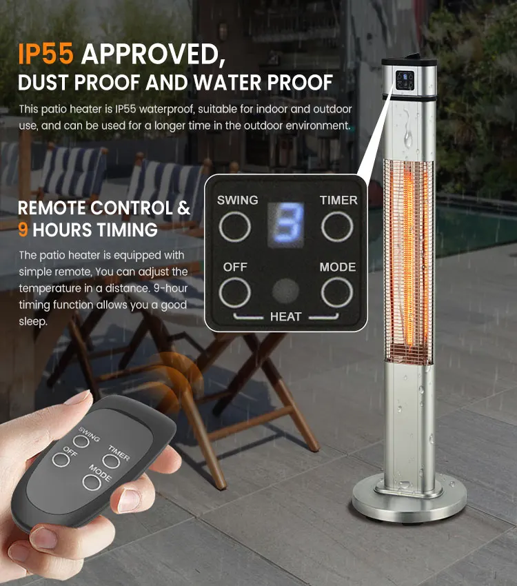 Factory Supply Heizstrahler House Orchard Heater Outdoor Portable Electric Heater